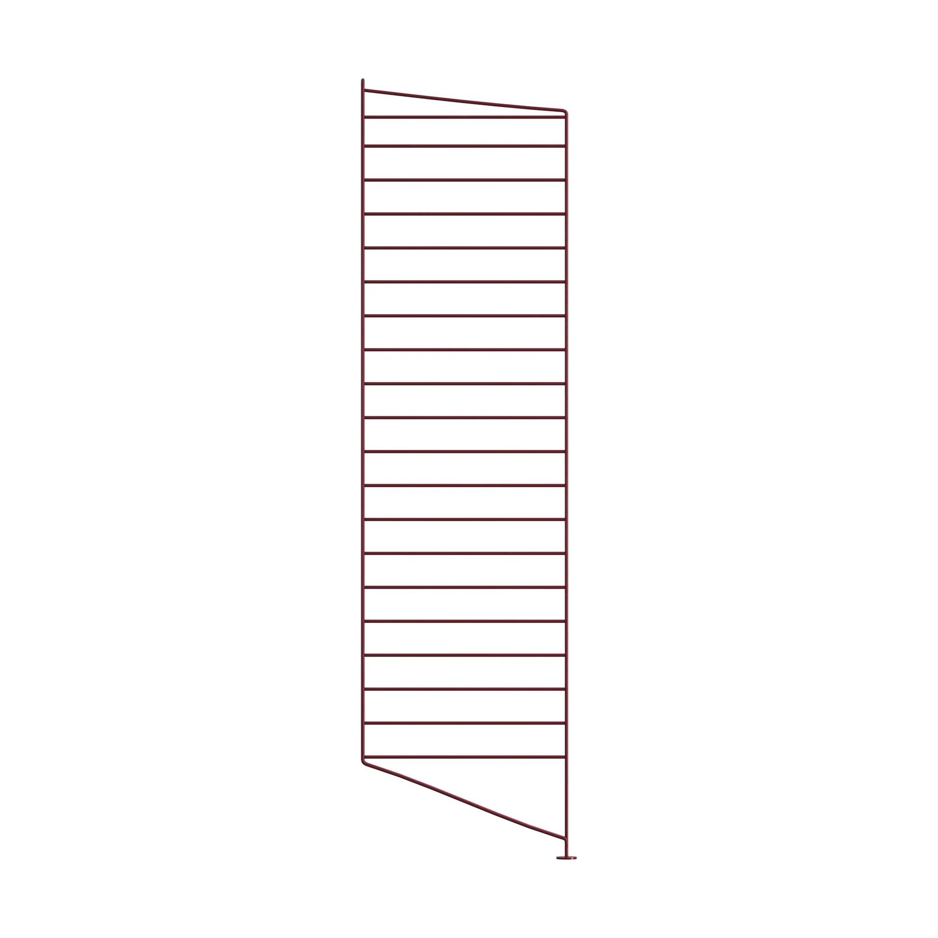 Panel podłogowy String, Ciemnoczerwony, 115x30 cm, 1‑szt. String