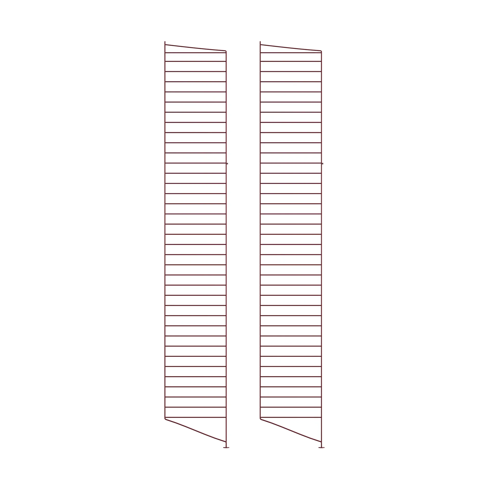 Panel podłogowy String, Ciemnoczerwony, 200x30 cm, 2‑szt. String