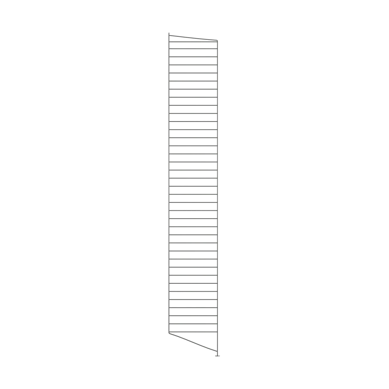 Panel podłogowy String, Ciemnoszary, 200x30 cm, 1-pack String