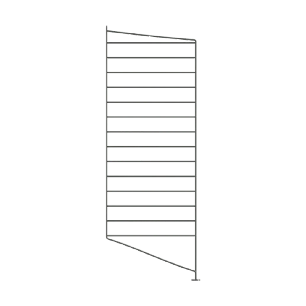Panel podłogowy String, Ciemnoszary, 85x30 cm, 1-pack String