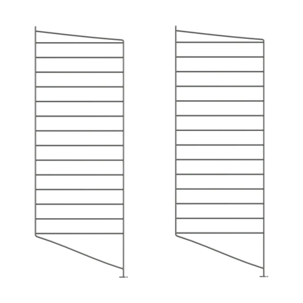 Panel podłogowy String, Ciemnoszary, 85x30 cm, 2-pack String