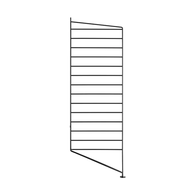 Panel podłogowy String, czarny, 85x30cm, 1-pakiet String