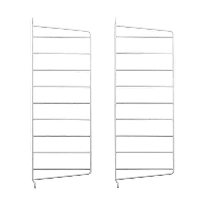 Panel ścienny String - Biały, 50x20 cm, 2-pakiet - String