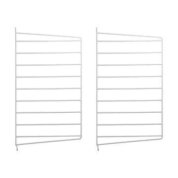 Panel ścienny String - Biały, 50x30 cm, 2-pakiet - String