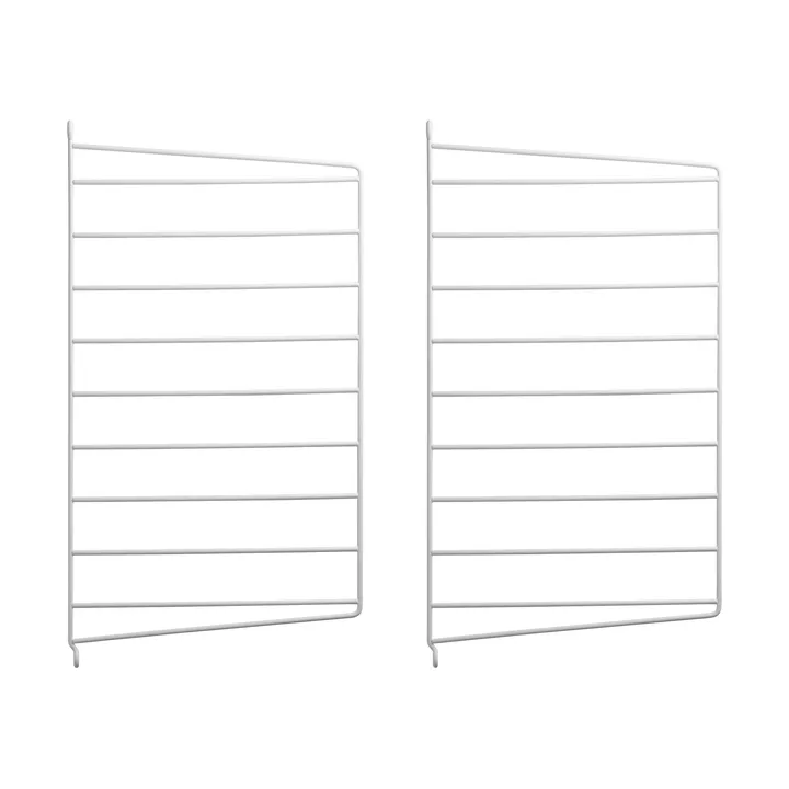 Panel ścienny String - Biały, 50x30 cm, 2-pakiet - String