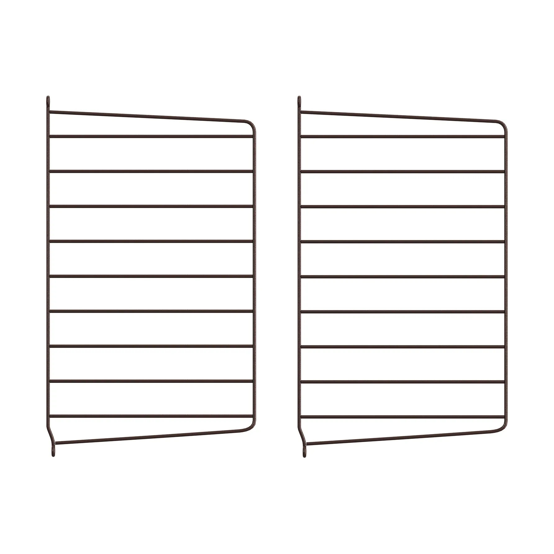 Panel ścienny String, Ciemnobrązowy, 50x30 cm, 2 szt. String