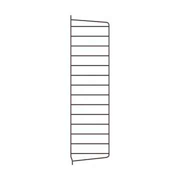 Panel ścienny String - Ciemnobrązowy, 75×20 cm, 1 szt. - String