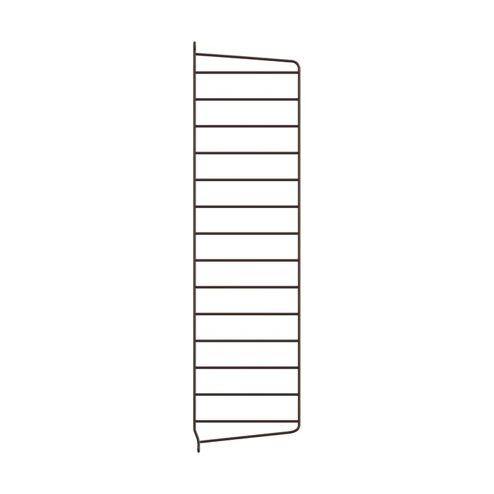 Panel ścienny String - Ciemnobrązowy, 75×20 cm, 1 szt. - String
