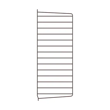 Panel ścienny String - Ciemnobrązowy, 75x30 cm, 1 szt. - String