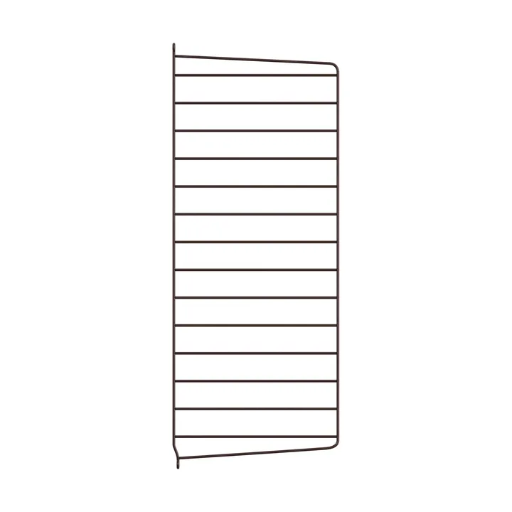 Panel ścienny String - Ciemnobrązowy, 75x30 cm, 1 szt. - String