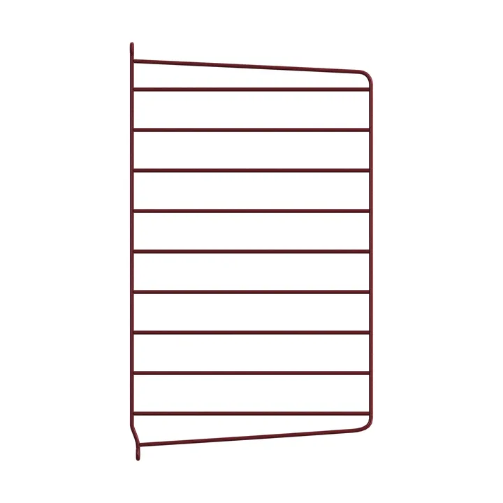 Panel ścienny String - Ciemnoczerwony, 50x30 cm, 1‑szt. - String