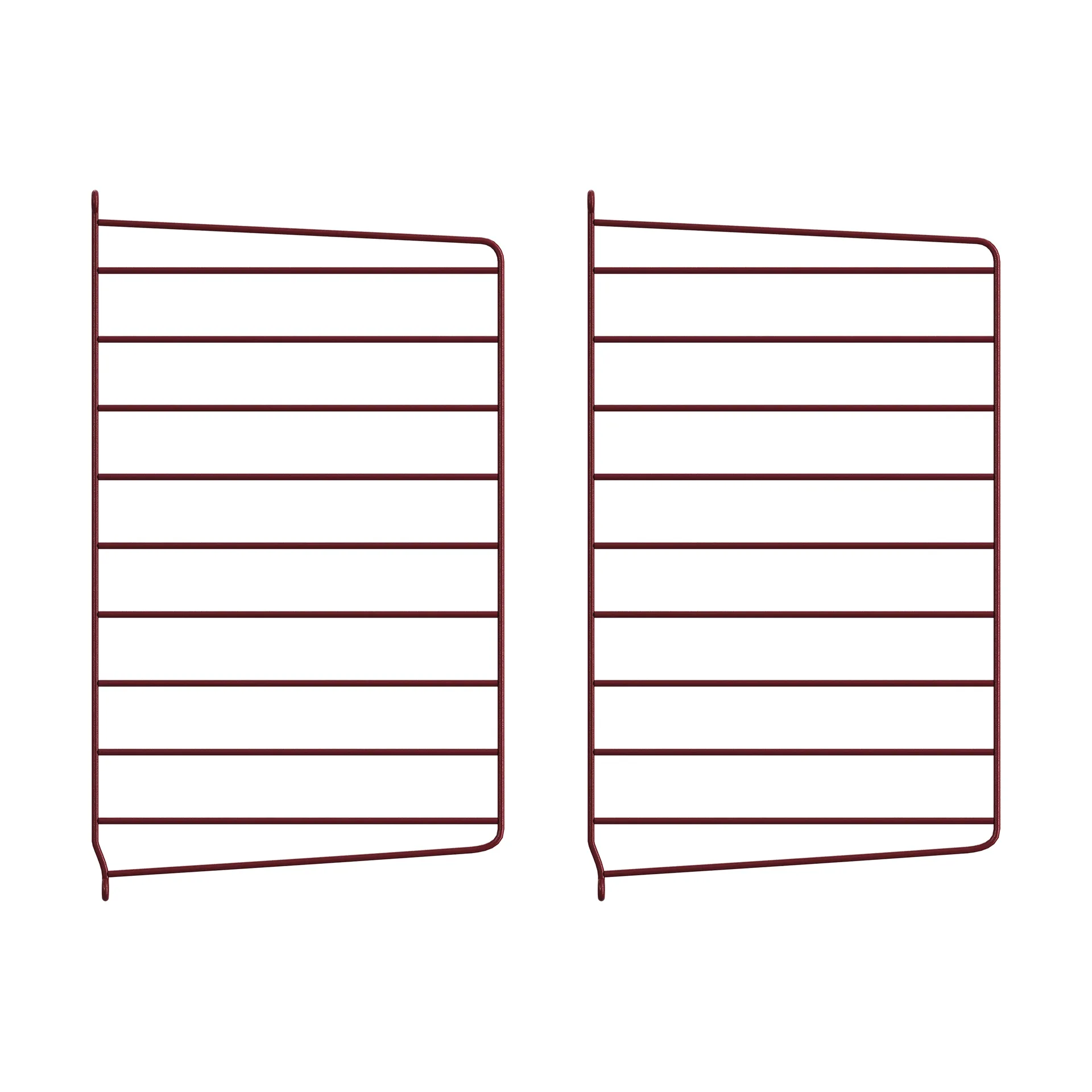 Panel ścienny String, Ciemnoczerwony, 50x30 cm, 2‑szt. String
