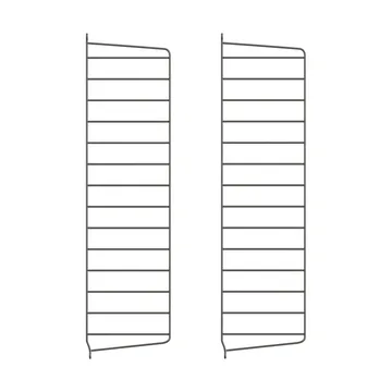 Panel ścienny String - Ciemnoszary, 75x20 cm, 2-pakiet - String