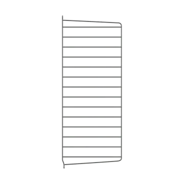 Panel ścienny String - Ciemnoszary, 75x30 cm, 1-pakiet - String