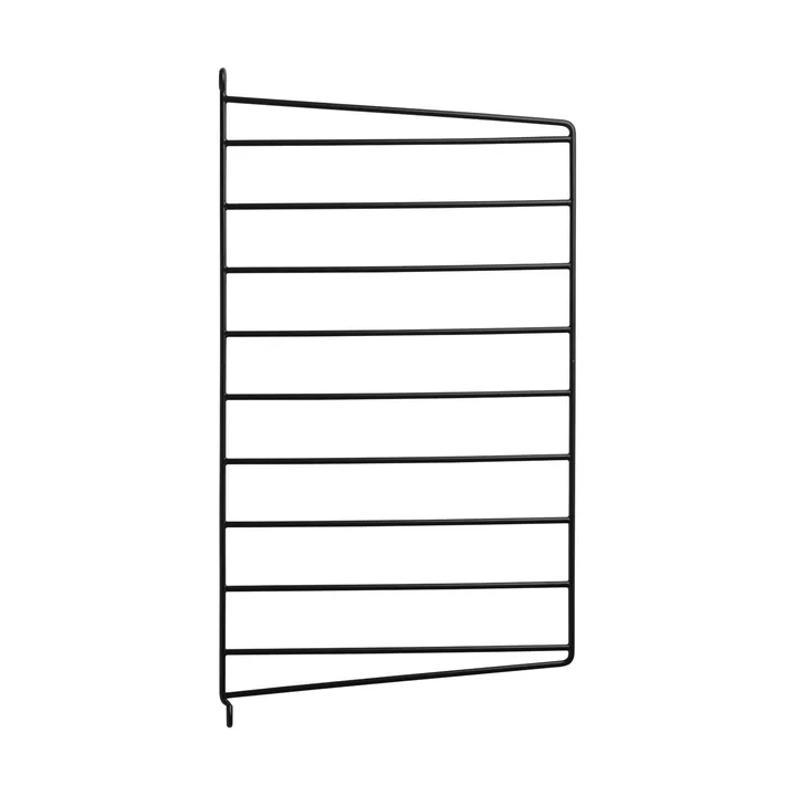 Panel ścienny String - Czarny, 50x30 cm, 1-pakiet - String