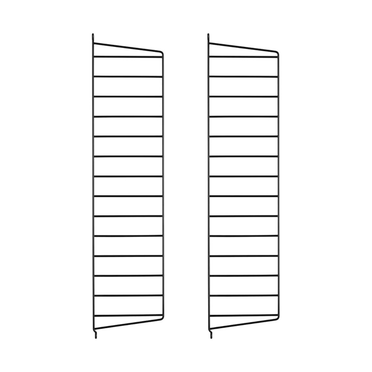 Panel ścienny String, Czarny, 75x20 cm, 2-pakiet String