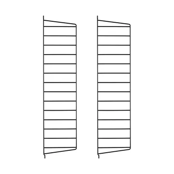 Panel ścienny String - Czarny, 75x20 cm, 2-pakiet - String