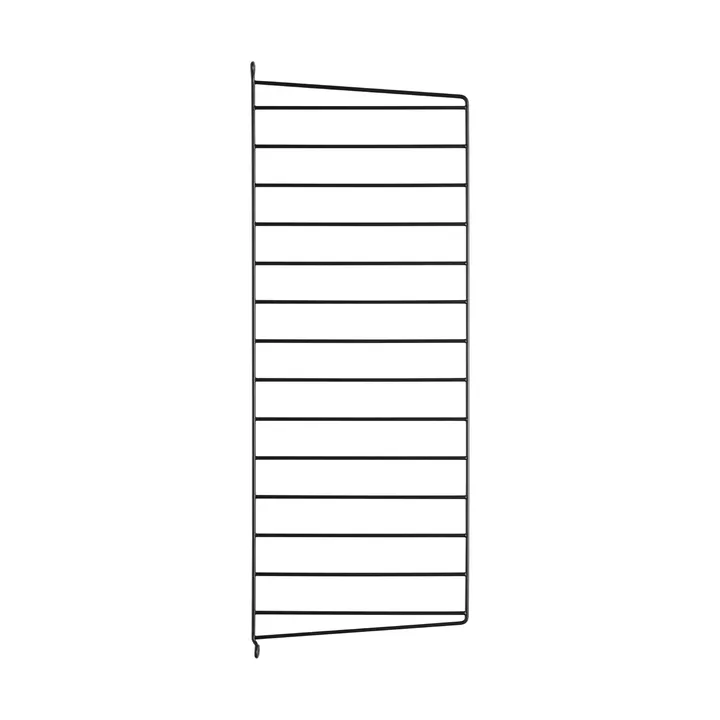 Panel ścienny String - Czarny, 75x30 cm, 1-pakiet - String