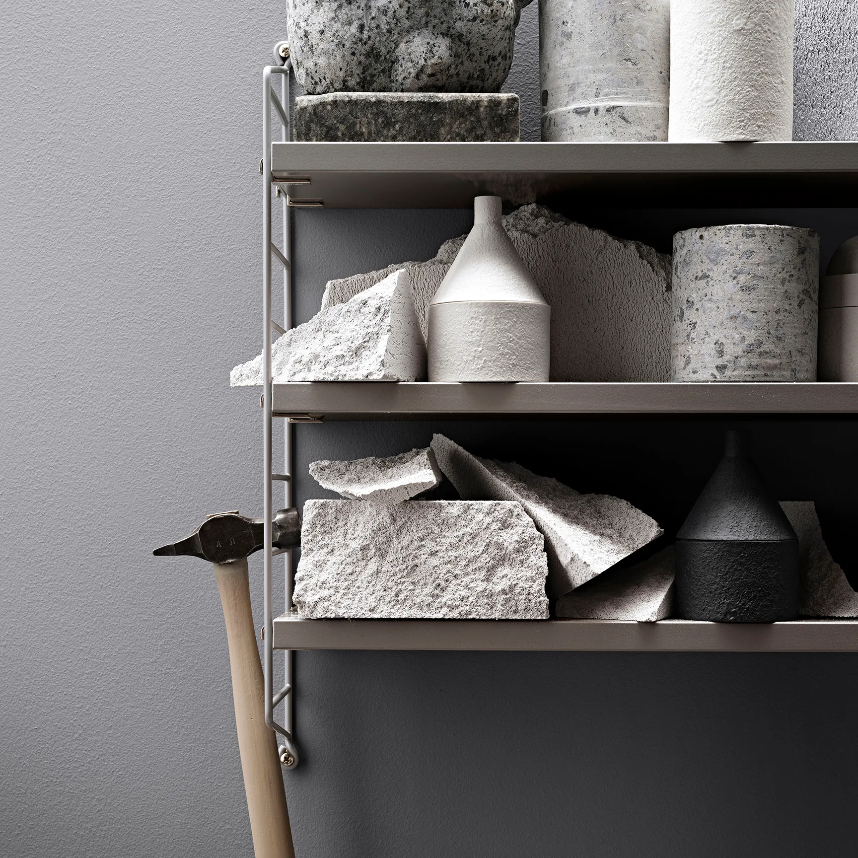 Półka Pocket beige, Beżowy String