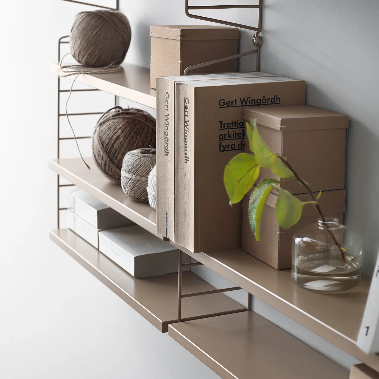 Półka Pocket beige, Beżowy String