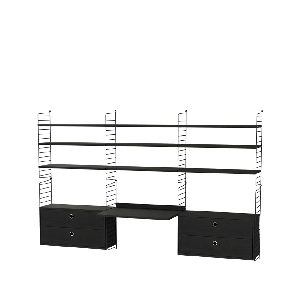 String biuro czarne - Kombinacja F,  String