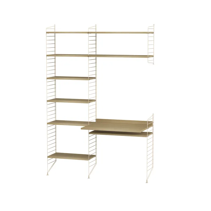 String biuro dąb & beż - Kombinacja G - String