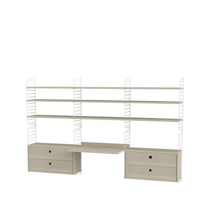 String biuro jesion & biel - Kombinacja F - String