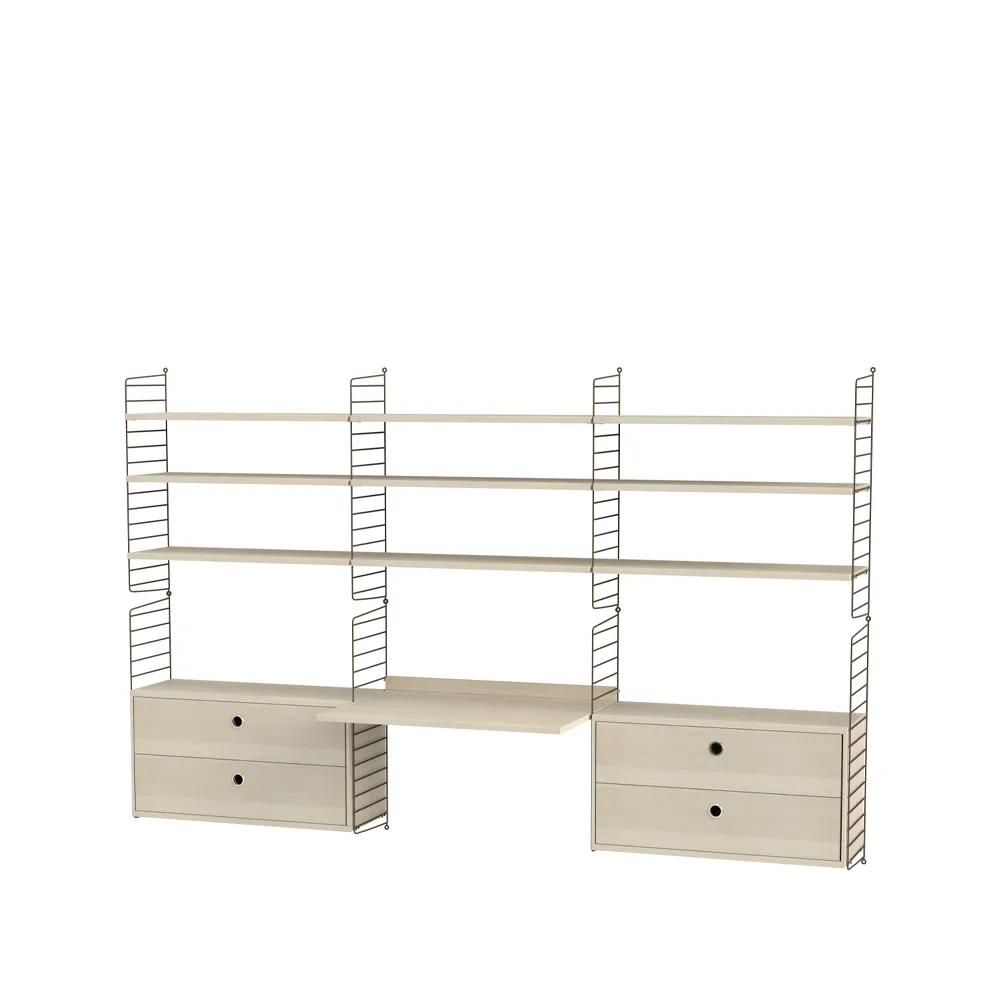 String biuro jesion & brąz - Kombinacja F String