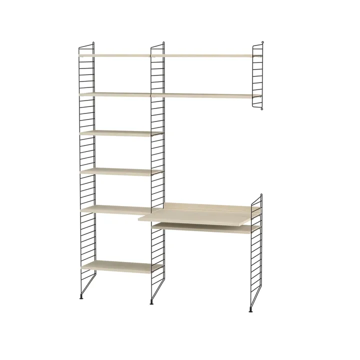 String biuro jesion & czerń - Kombinacja G - String