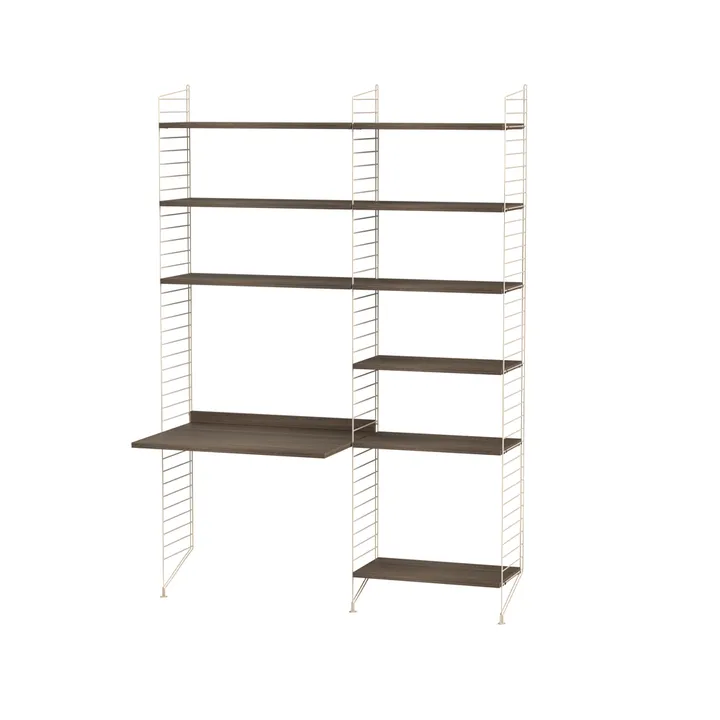 String biuro orzech & beż - Kombinacja B - String