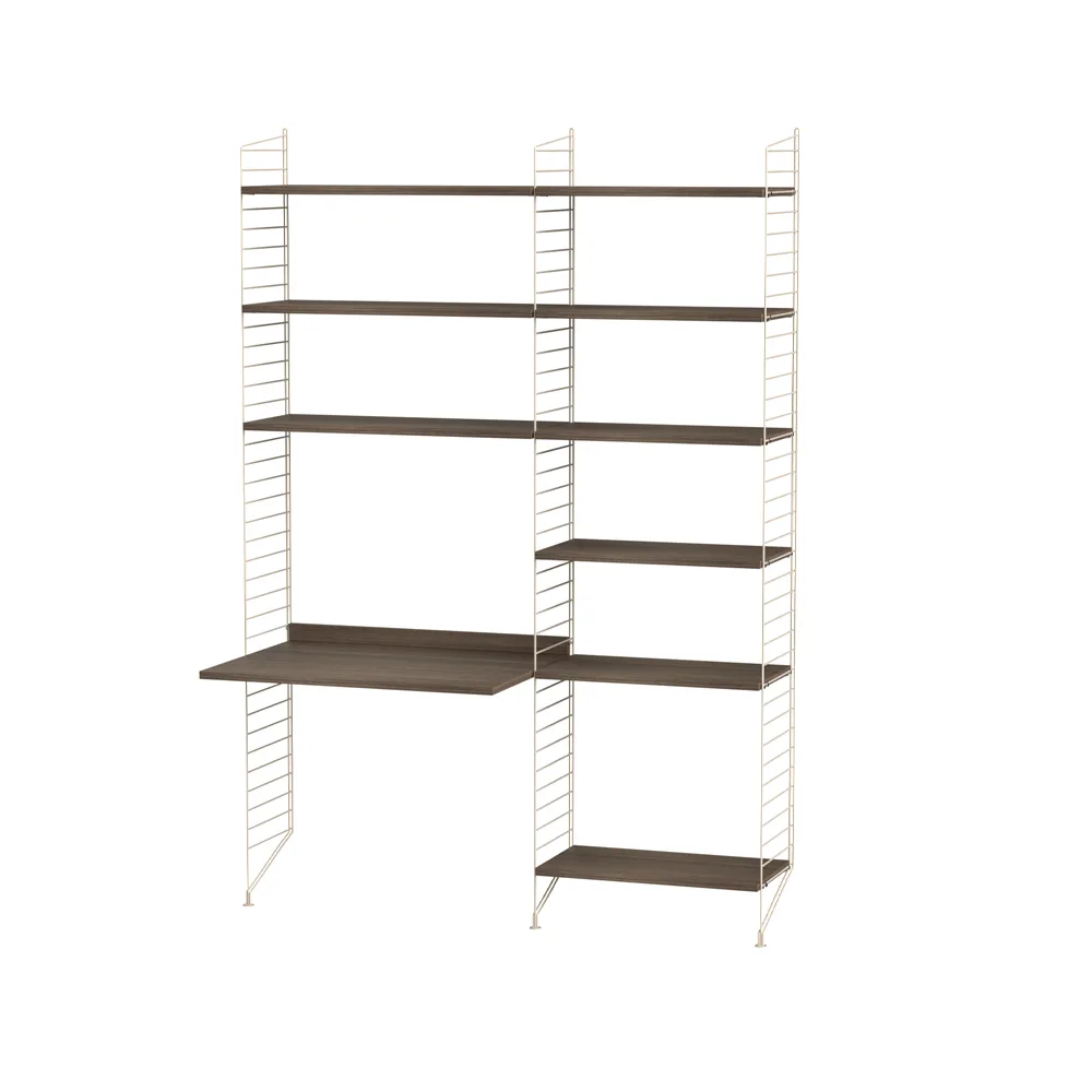 String biuro orzech & beż - Kombinacja B String