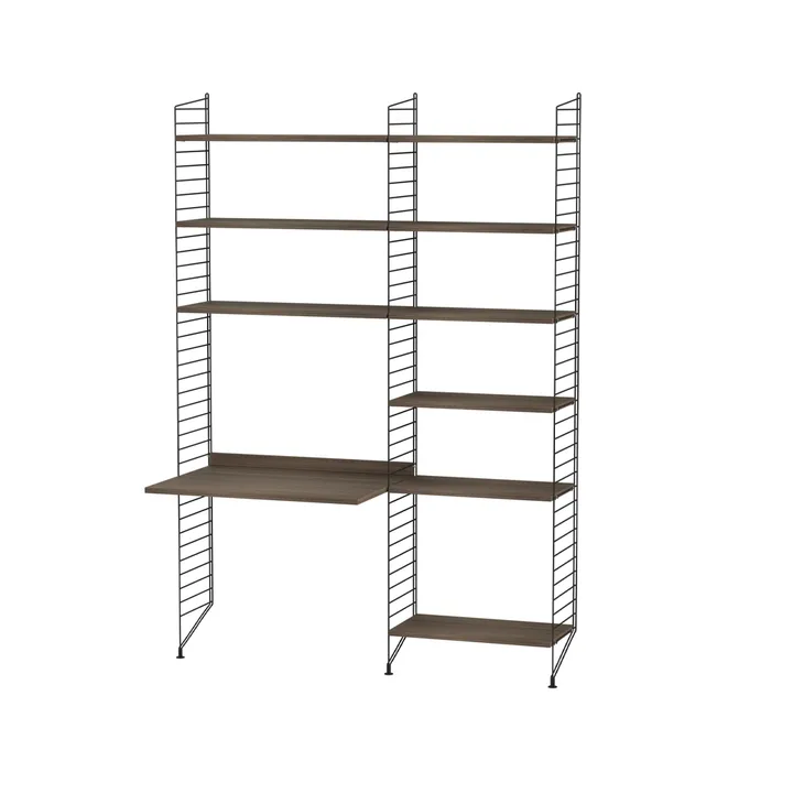 String biuro orzech & czerń - Kombinacja B - String