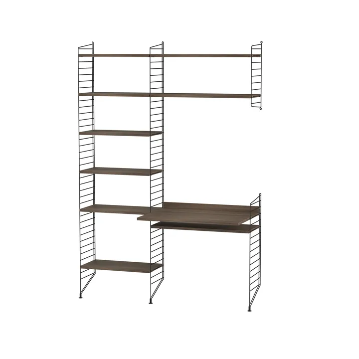 String biuro orzech & czerń - Kombinacja G - String