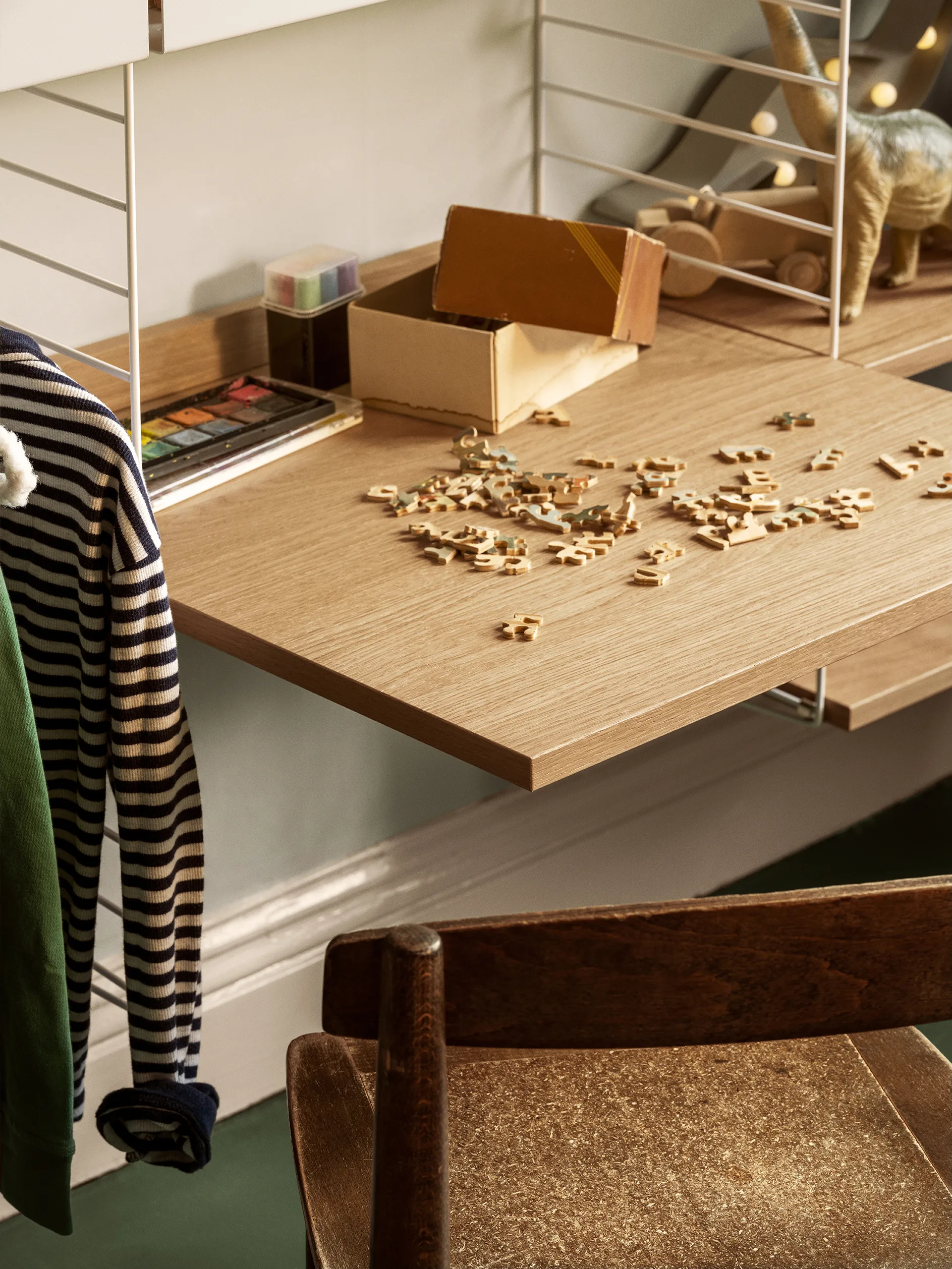 String blat roboczy, Dąb, 58×58 cm String