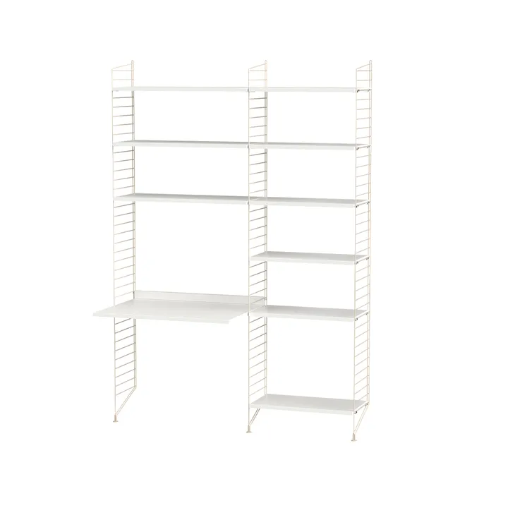 String dziecięcy pokój biel & beż - Kombinacja D - String