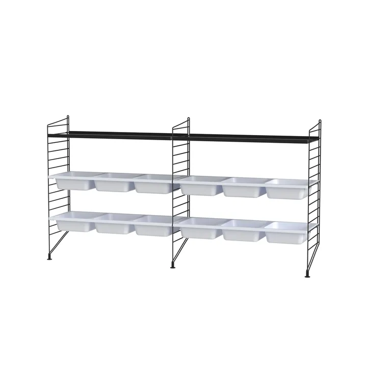 String dziecięcy pokój czarny - Kombinacja F - String