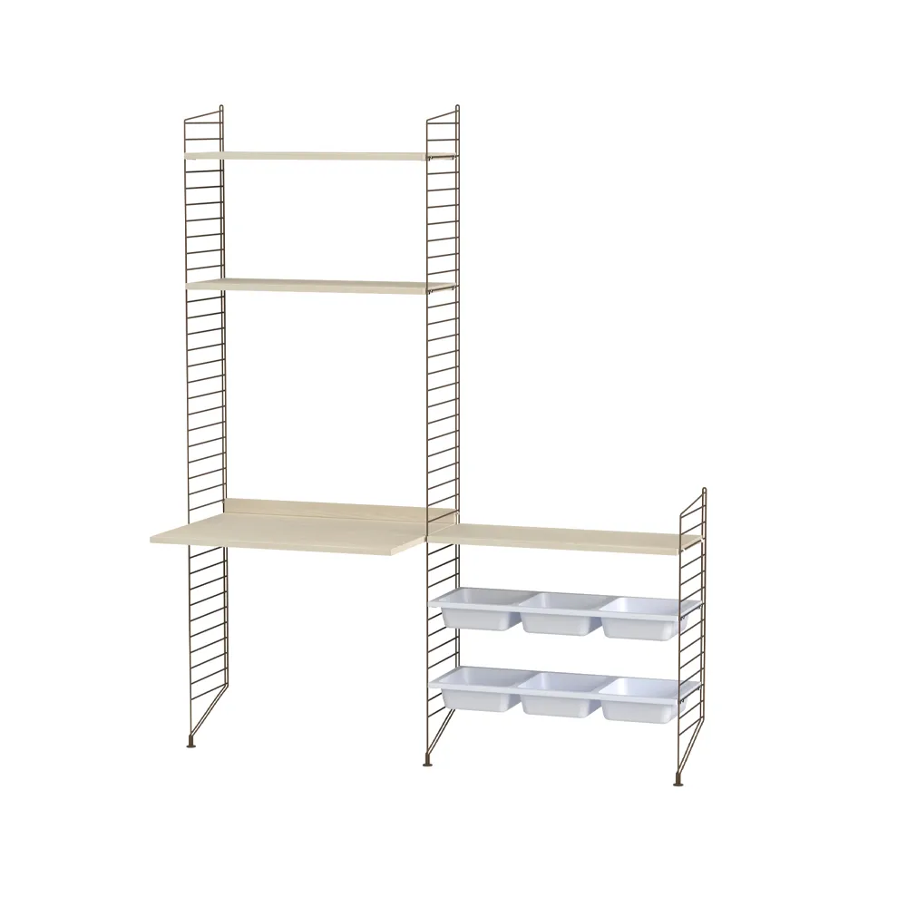 String dziecięcy pokój jesion & brąz - Kombinacja E String