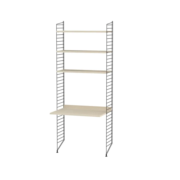 String dziecięcy pokój jesion & czerń - Kombinacja C - String