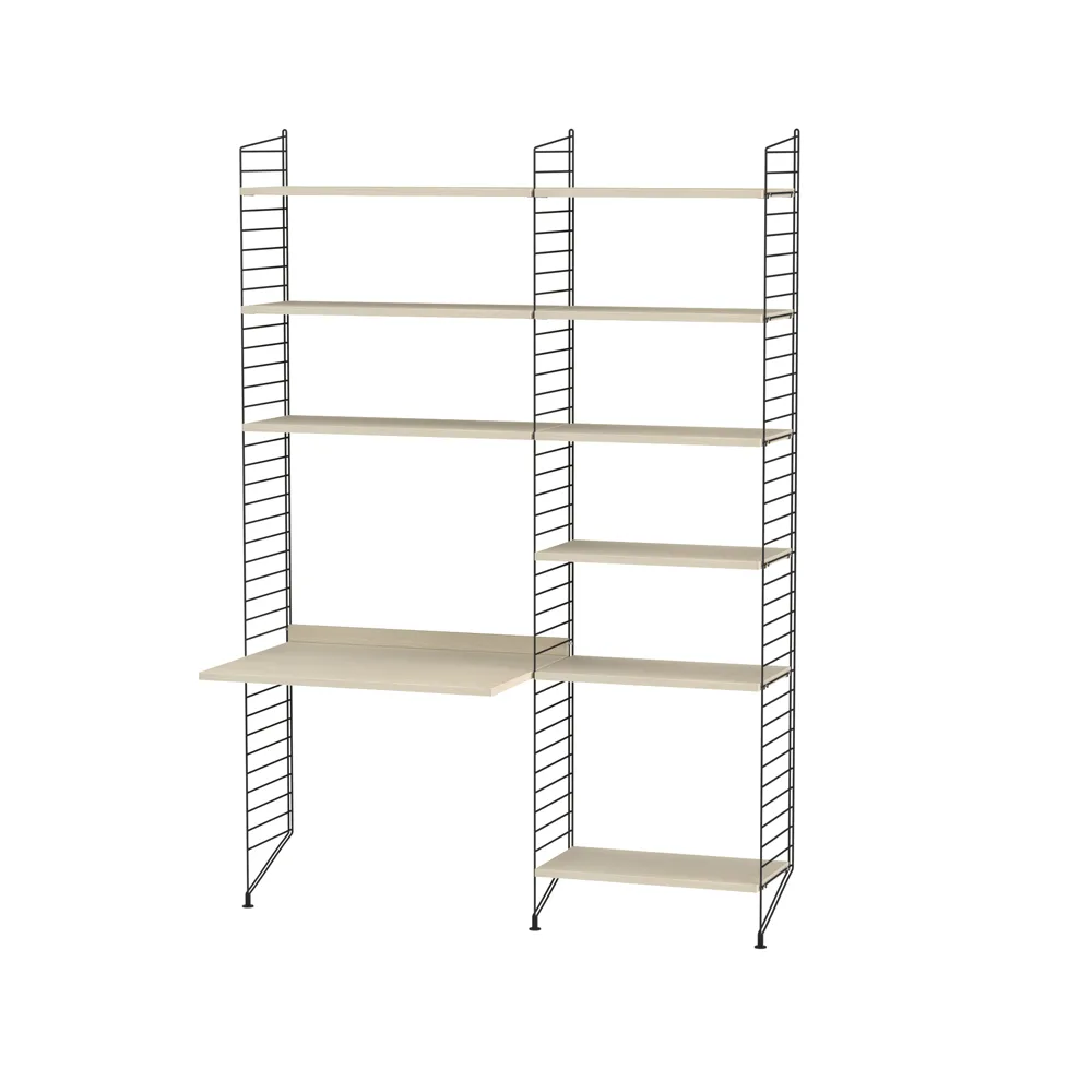 String dziecięcy pokój jesion & czerń - Kombinacja D String