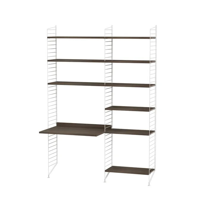 String dziecięcy pokój orzech & biel - Kombinacja D - String