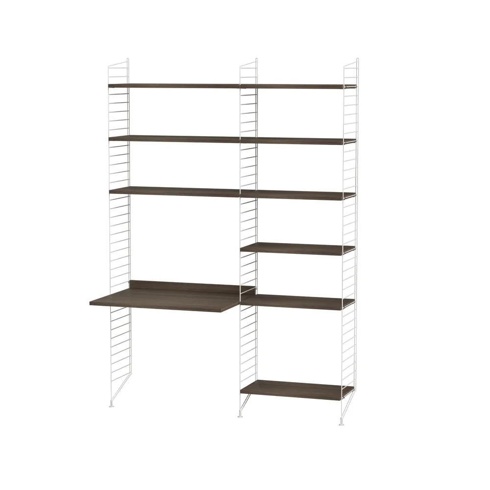 String dziecięcy pokój orzech & biel - Kombinacja D String