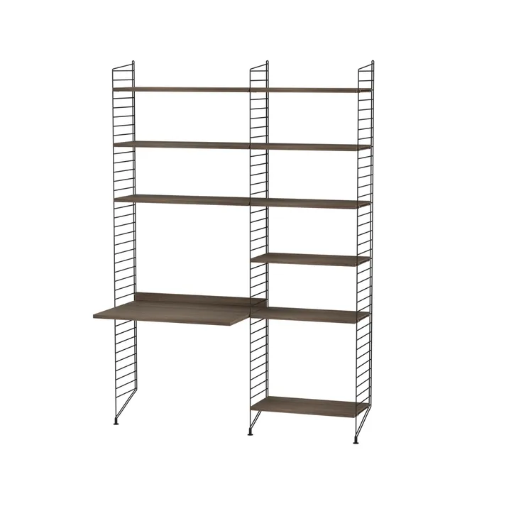 String dziecięcy pokój orzech & czerń - Kombinacja D - String