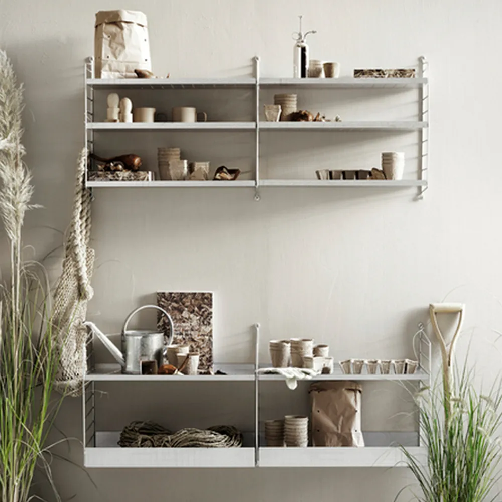 String Outdoor ścianka boczna, ocynkowany, 50x30 cm, 1-pakiet String