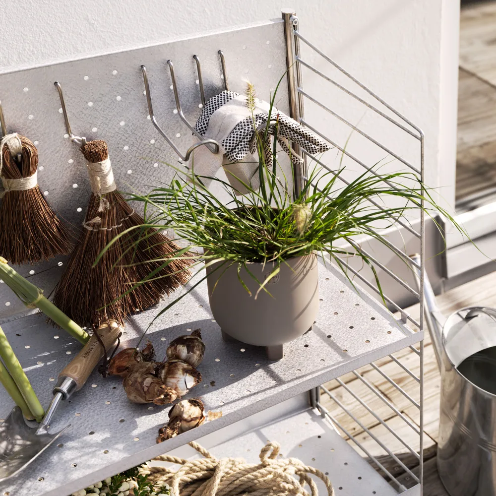 String Outdoor Wolnostojący hak, stal nierdzewna, 4-pakiet String