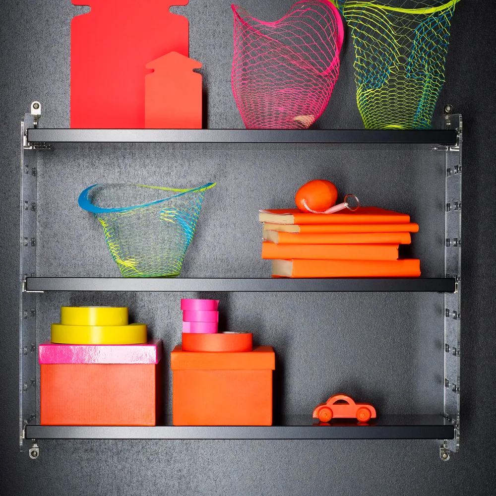 String Plex ścianka boczna, Przezroczyste, 75x30 cm, 2-pack String