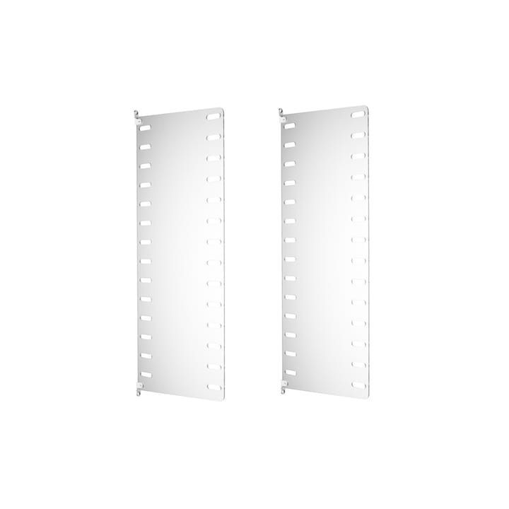 String Plex ścianka boczna - Przezroczyste, 75x30 cm, 2-pack - String
