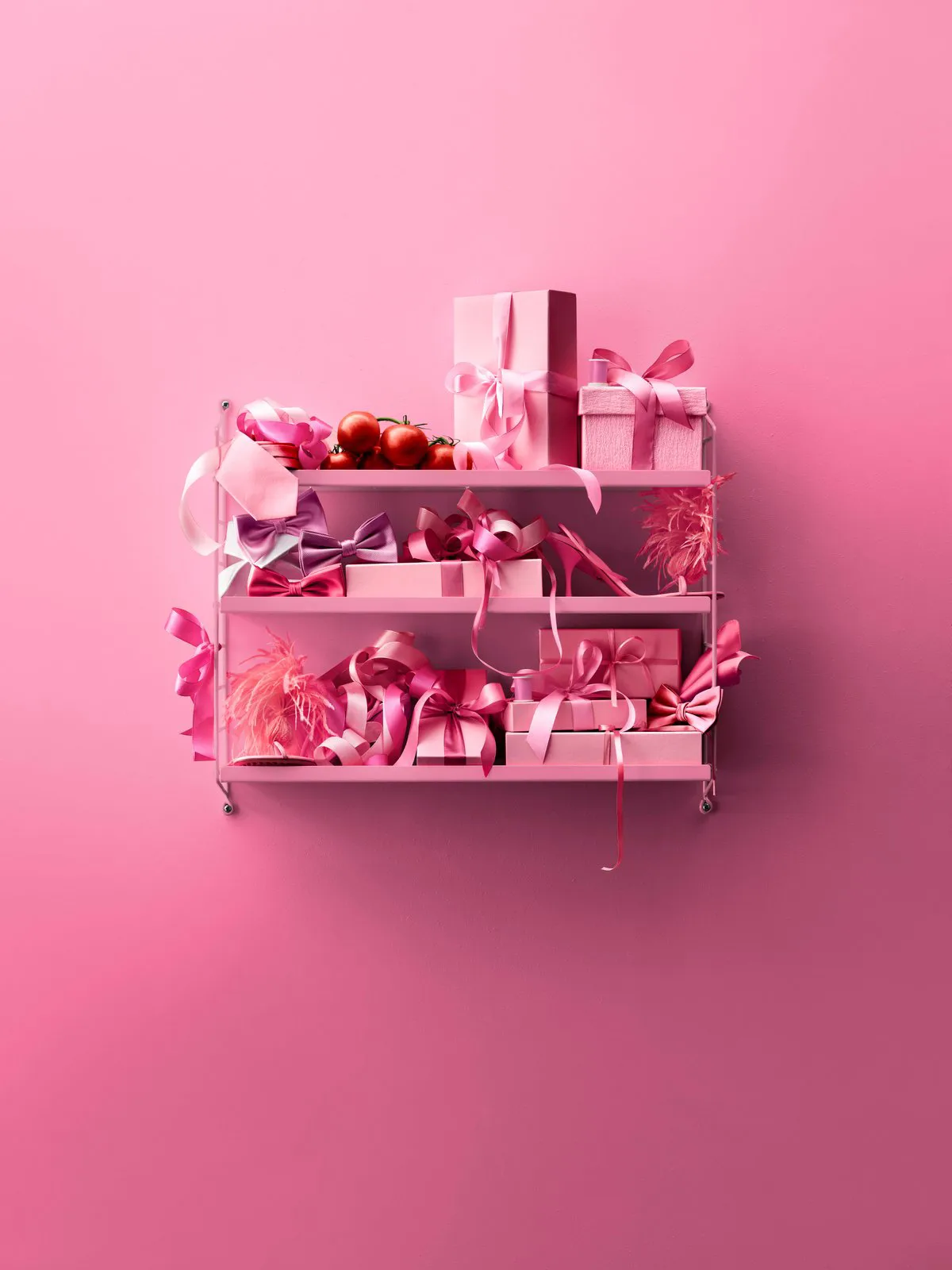 String Pocket metal, Fuchsia-fuchsia String