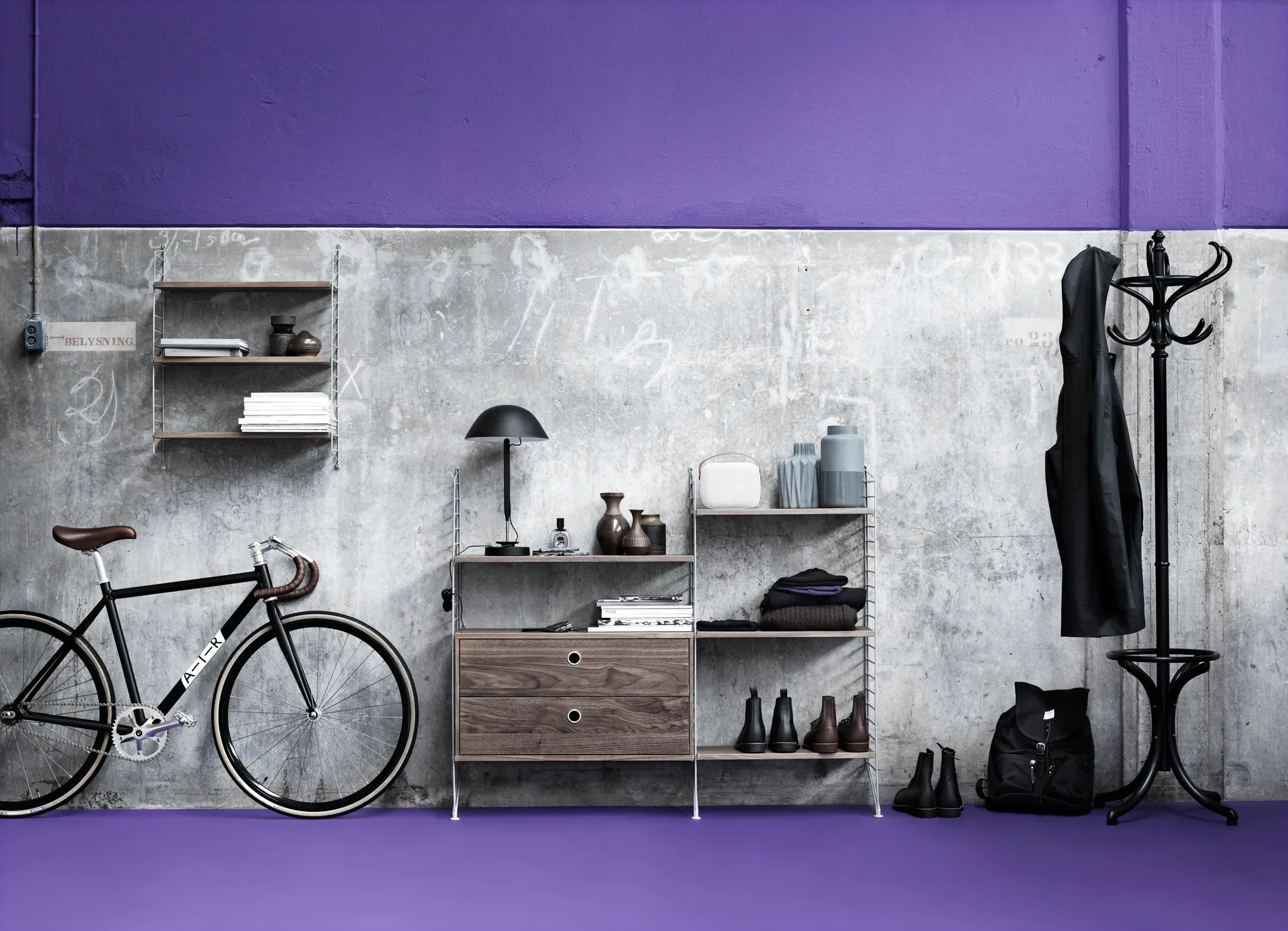 String podstawa podłogowa, biały, 115x30 cm, 2-pakiet String