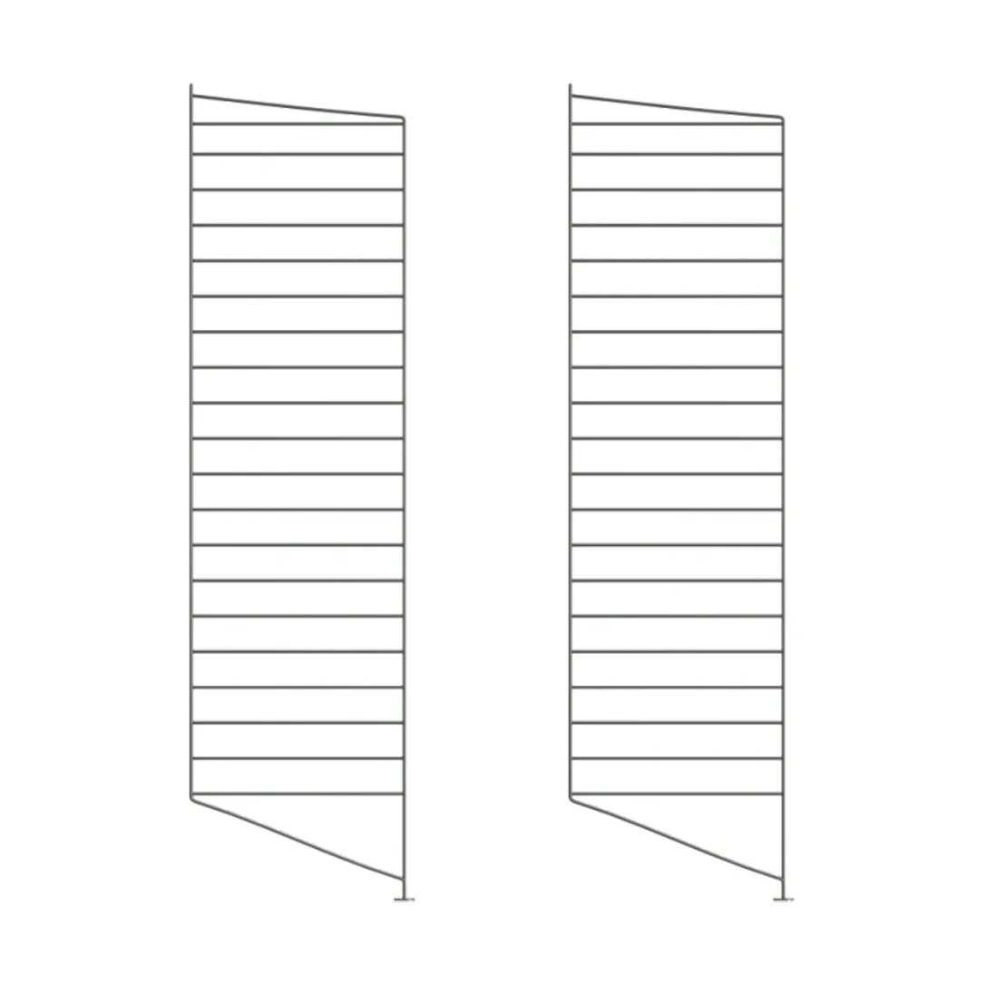 String podstawa podłogowa, Ciemnoszary, 115x30 cm, 2-pack String