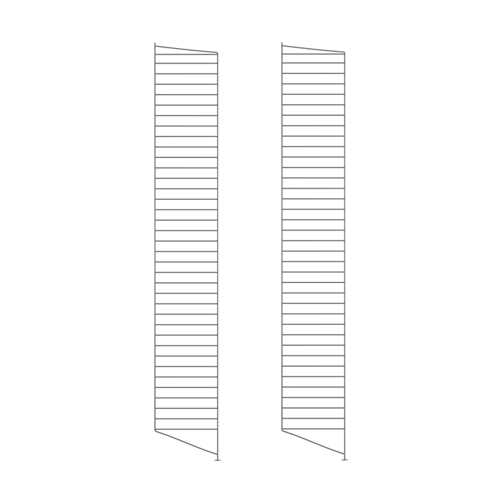 String podstawa podłogowa - Ciemnoszary, 200x30 cm, 2-pack - String